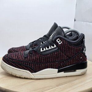 Womens Sz 7.5- Anna Wintour X Air Jordan 3 Retro University Red Sail Black Vogue